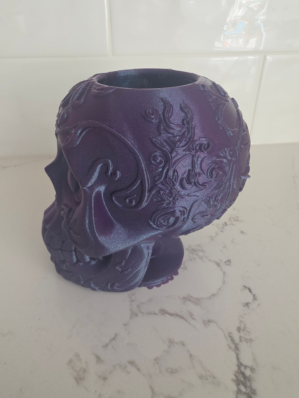 Vase tête de mort mexicaine