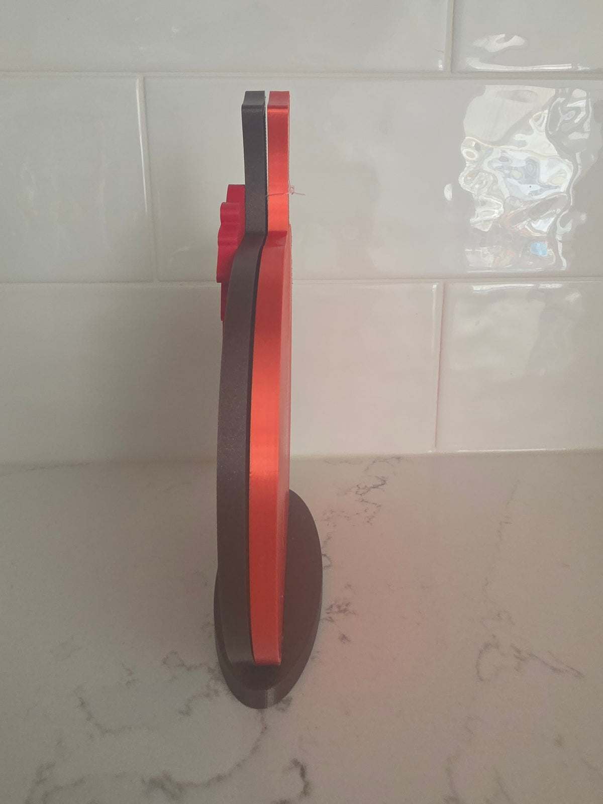 Citrouille à étages 3D avec accent feuille