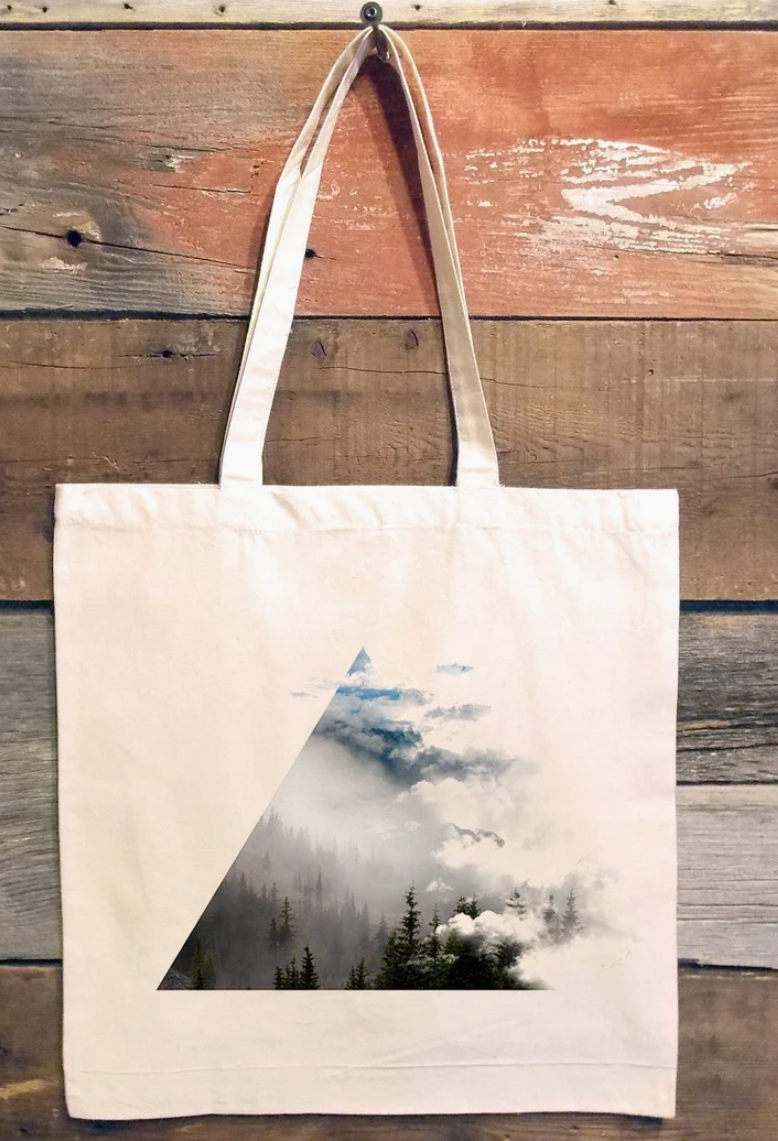 Colorful Mountains Tote Bag