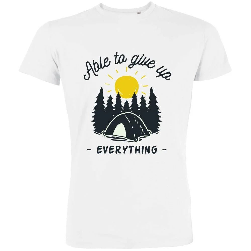 Able To Give Up Everything Men's Organic Tee - Create Marketplace