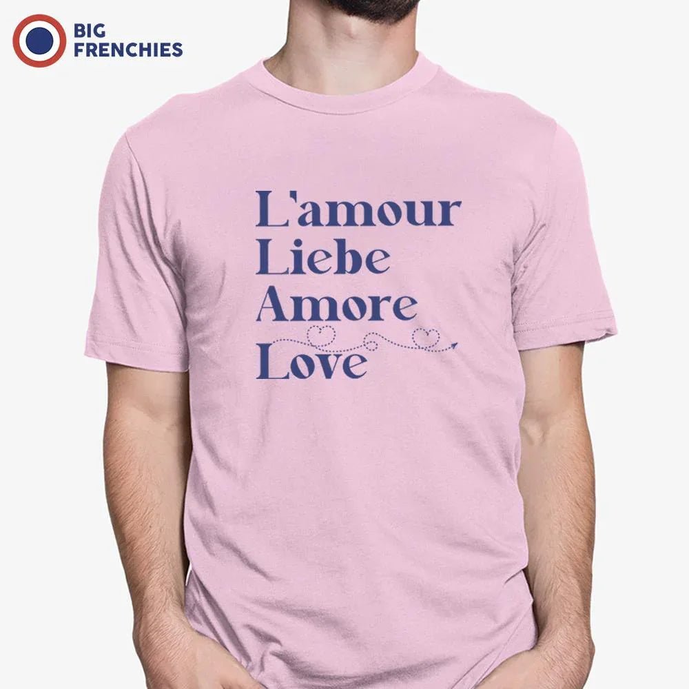 Amour Liebe Amore Love Men's Organic Cotton Tee - Create Marketplace