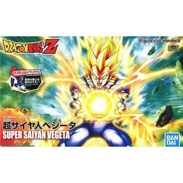 Bandai Dragon Ball Z Figure-rise Standard Super Saiyan Vegeta (New PKG Ver) Figure - Create Marketplace