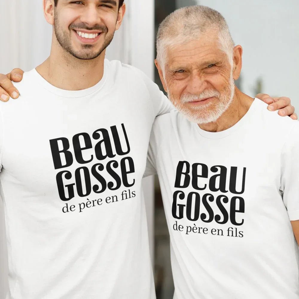 Beau Gosse De Père en Fils Men's Organic Cotton Tee - Create Marketplace