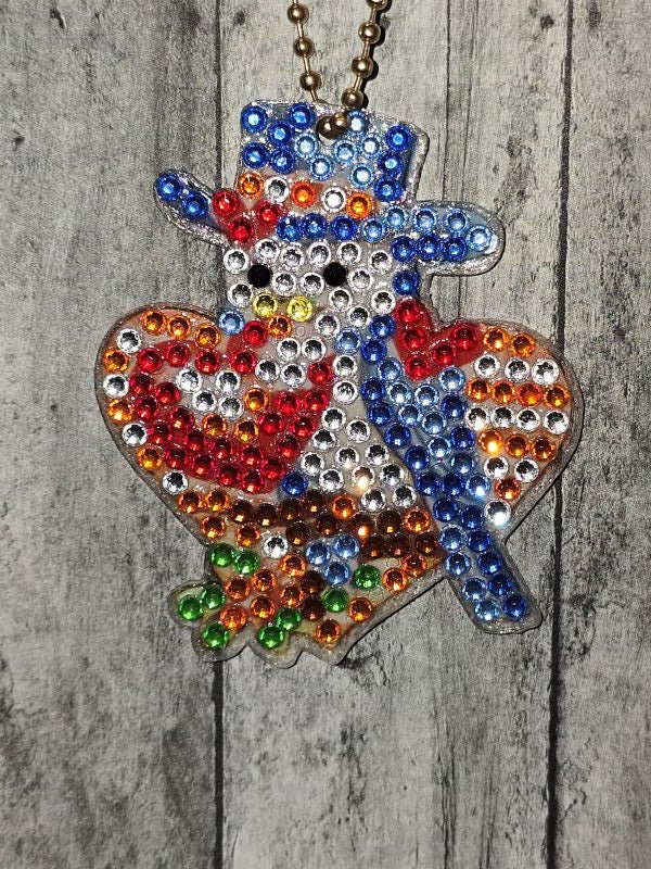 Blue Bird D.A. keychain - made by kid noah - Create Marketplace