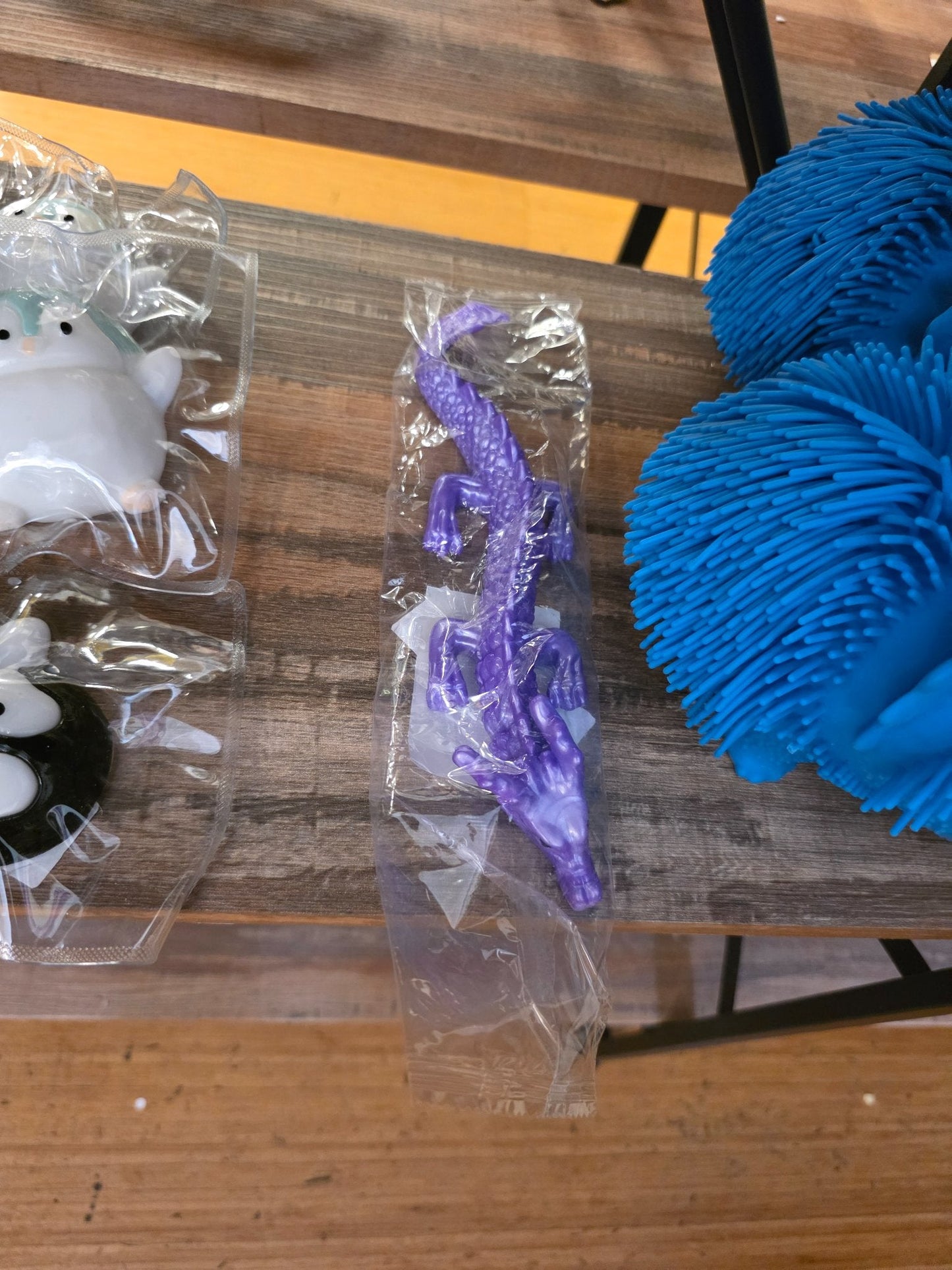 BLUE DINO RUBBER HAIRY SQUISHY - Create Marketplace