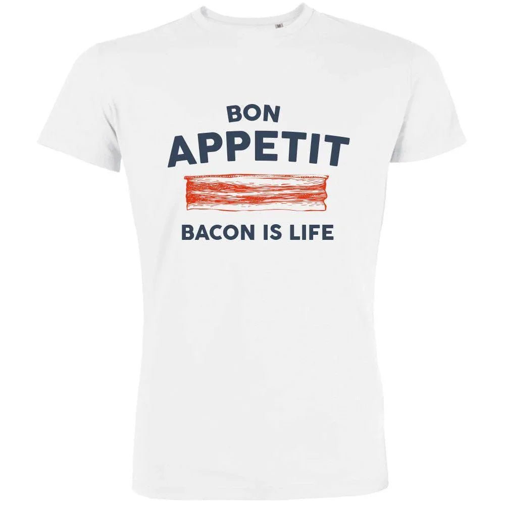 Bon Appetit Bacon Is Life Men's Organic Tee - Create Marketplace