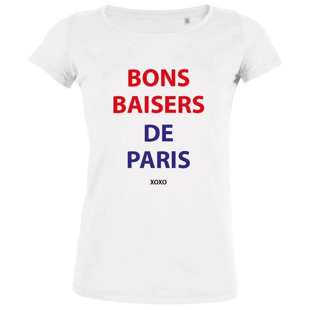 Bons Baisers De Paris Women's Organic Tee - Create Marketplace
