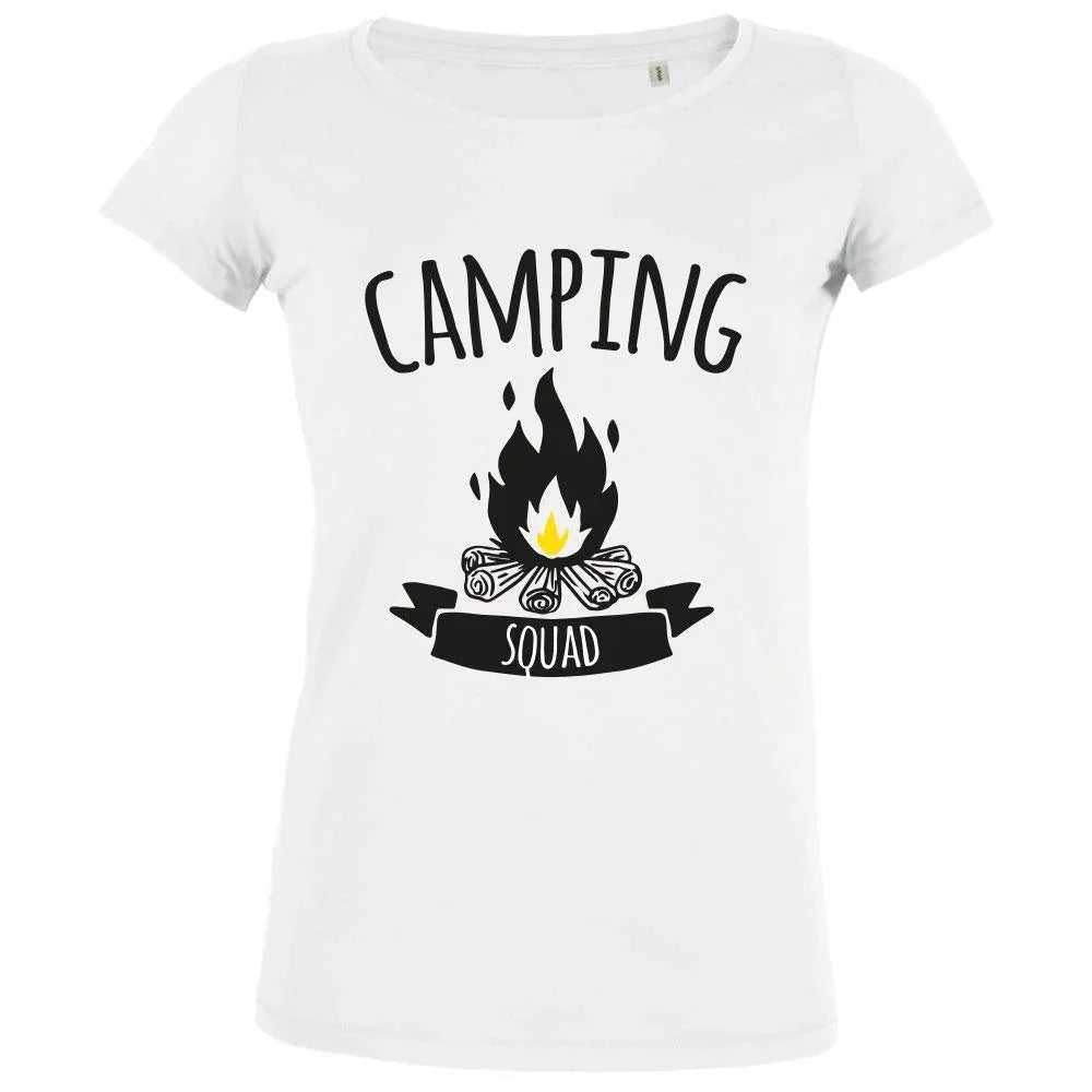 Camping Squad Women's Organic Tee - Create Marketplace