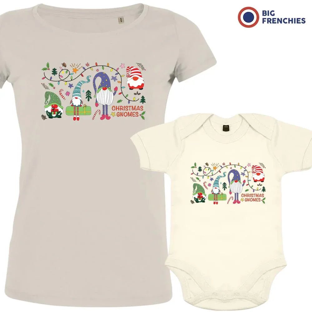 Christmas Gnomes Mom and Child Organic Cotton family Set (Set of 2) - Create Marketplace