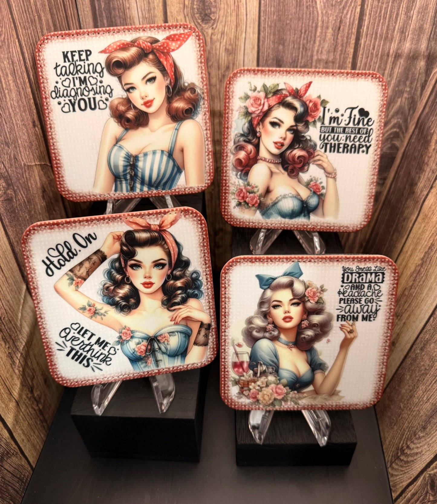 Coaster (Leather) - Pinup - Create Marketplace
