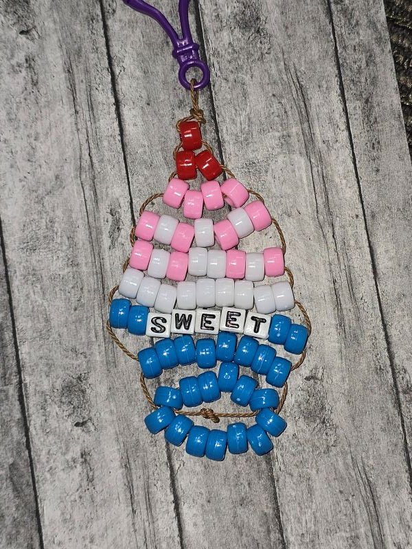 Cupcake Keychain - made by kid Luke - Create Marketplace