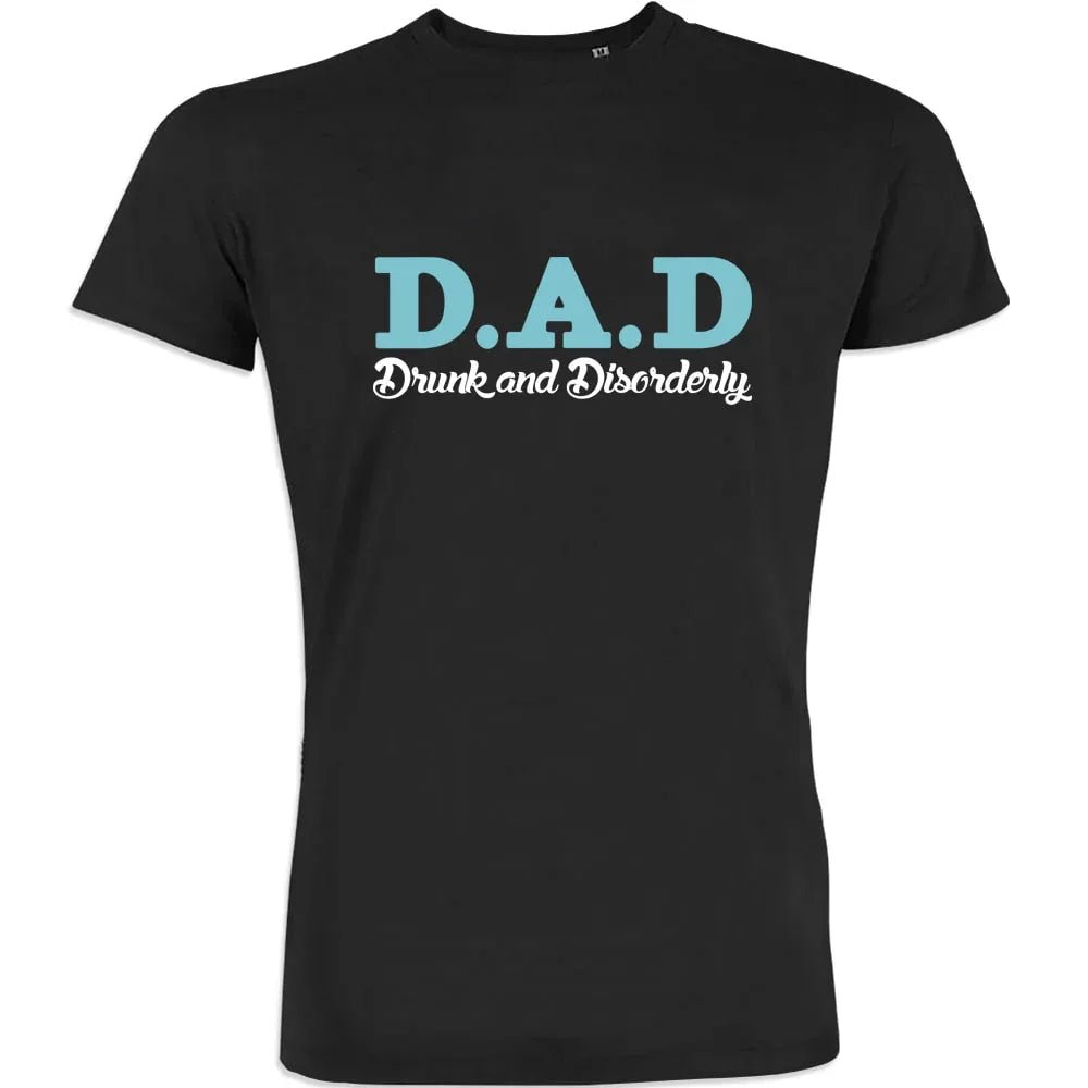 Dad Drunk and Disorderly Men's Organic Tee - Create Marketplace