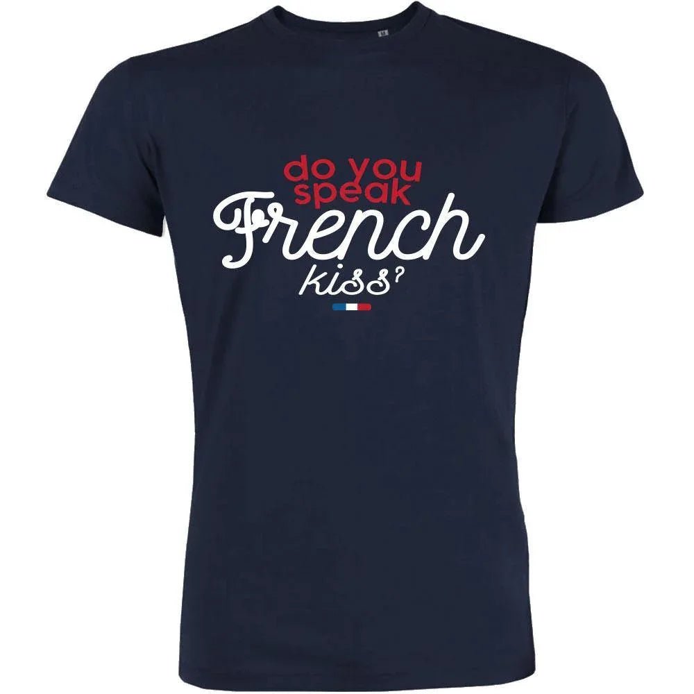 Do You Speak French Kiss Men's Organic Tee - Create Marketplace