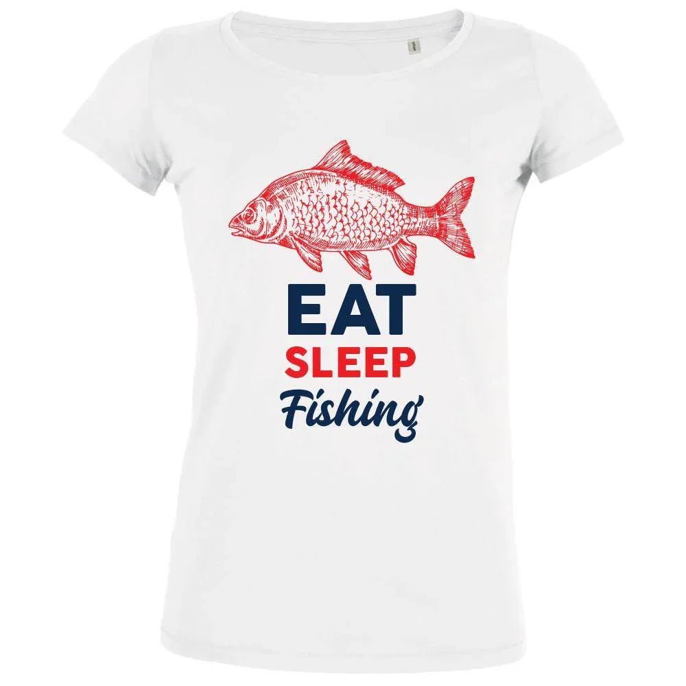Eat Sleep Fishing Women's Organic Tee - Create Marketplace