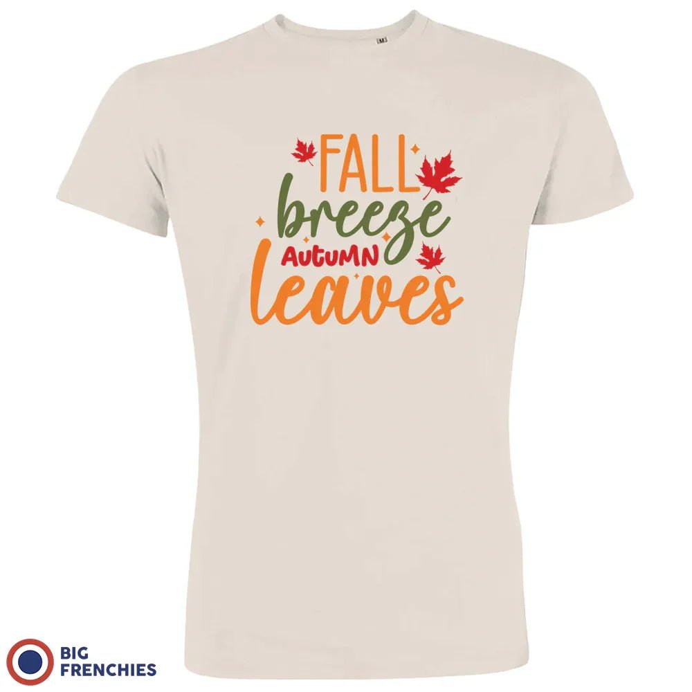 Fall Breeze Autumn Leaves Men's Organic Cotton Tee - Create Marketplace