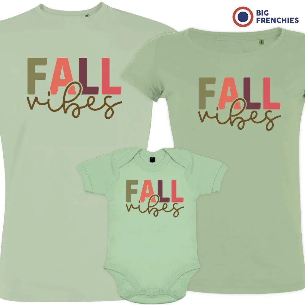 Fall Vibes Matching Organic Cotton Family Set (Set of 3) - Create Marketplace