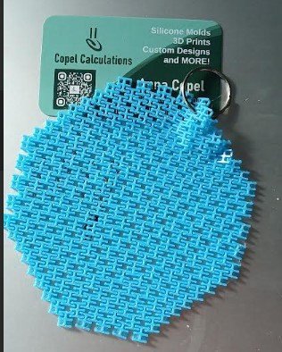 Fidget Keychain - circle - Create Marketplace
