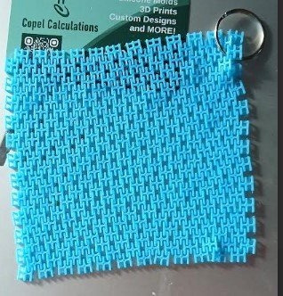 Fidget Keychain - square - Create Marketplace