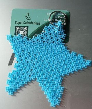 Fidget Keychain - star - Create Marketplace