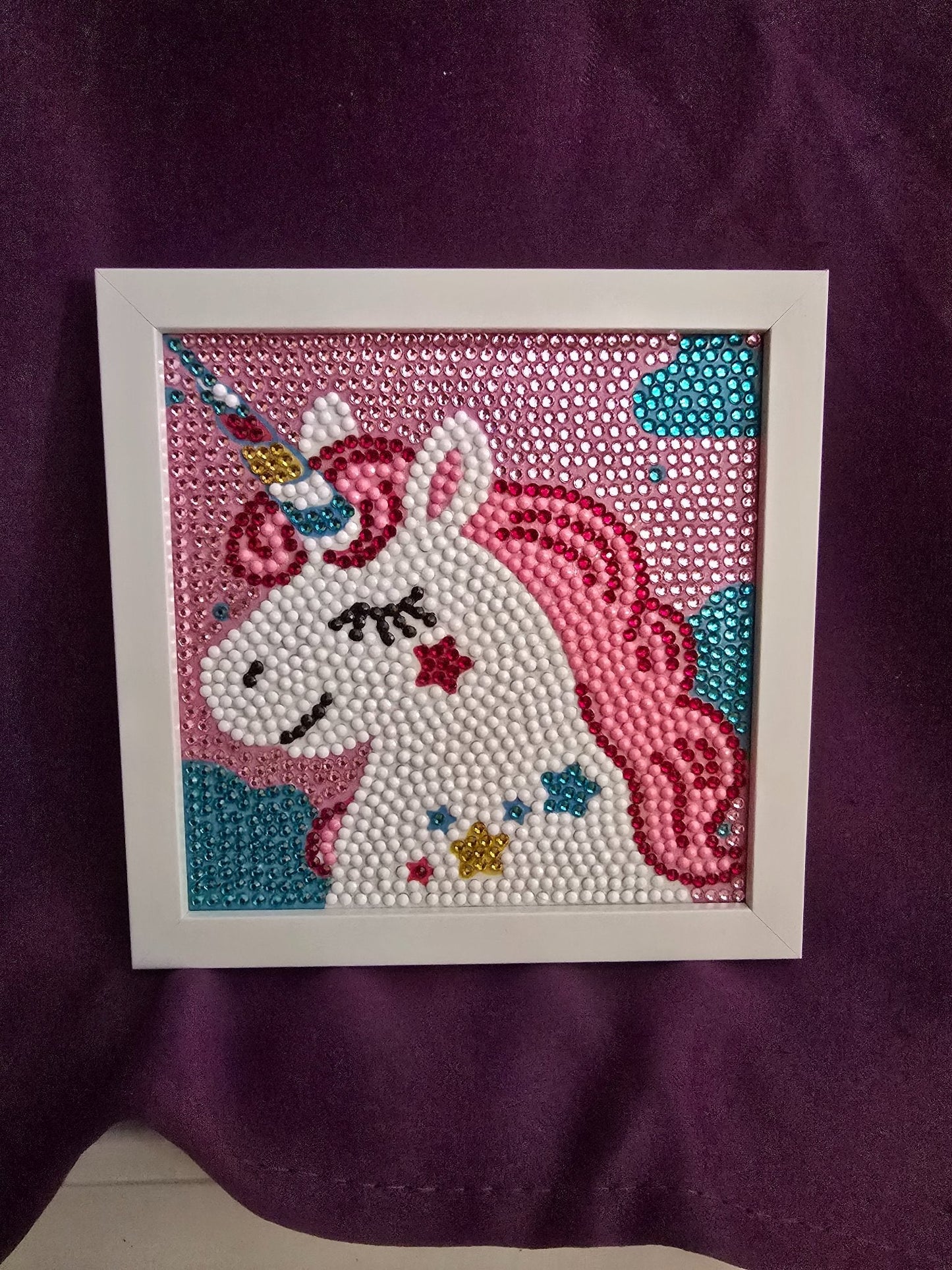 Framed Unicorn D.A. - made by kid Sam - Create Marketplace
