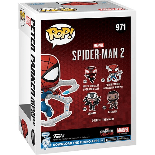 Funko POP! Games: Spider-Man 2 Peter Parker Advanced Suit 2.0 - Create Marketplace