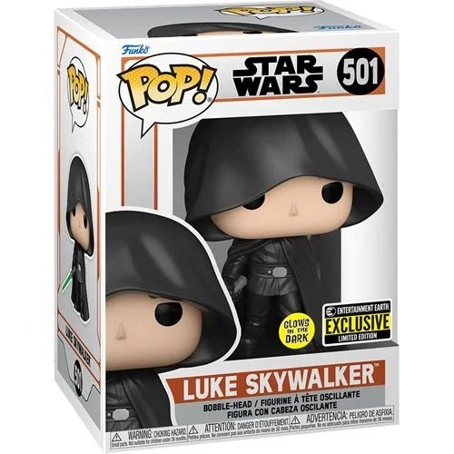 Funko POP! Star Wars: The Mandalorian Luke Skywalker GITD - Entertainment Earth Exclusive - Create Marketplace