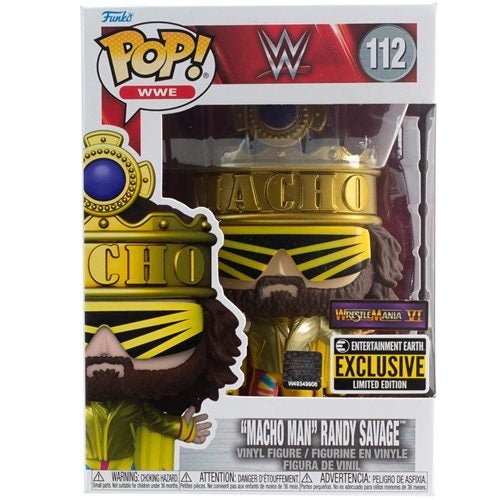 Funko POP! WWE: Metallic King Macho Man - Entertainment Earth Exclusive - Create Marketplace
