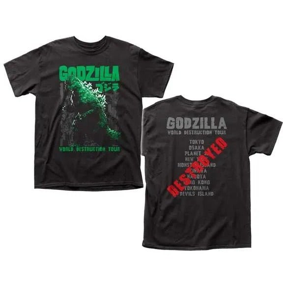 Godzilla World Destruction Tour T-Shirt - Create Marketplace