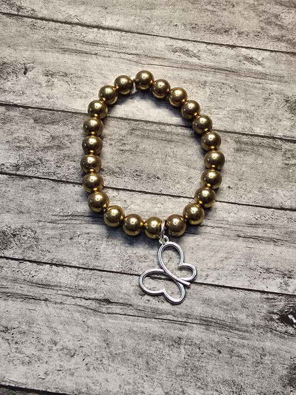 Gold Butterfly Bracelet - made by kid Sam - Create Marketplace