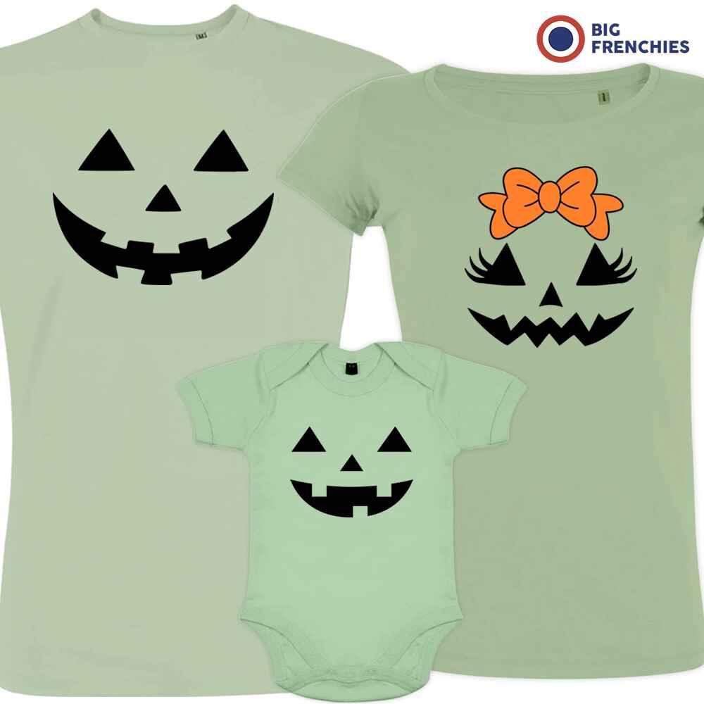 Halloween Pumpkin Matching Organic Cotton Family Set (Set of 3) - Create Marketplace