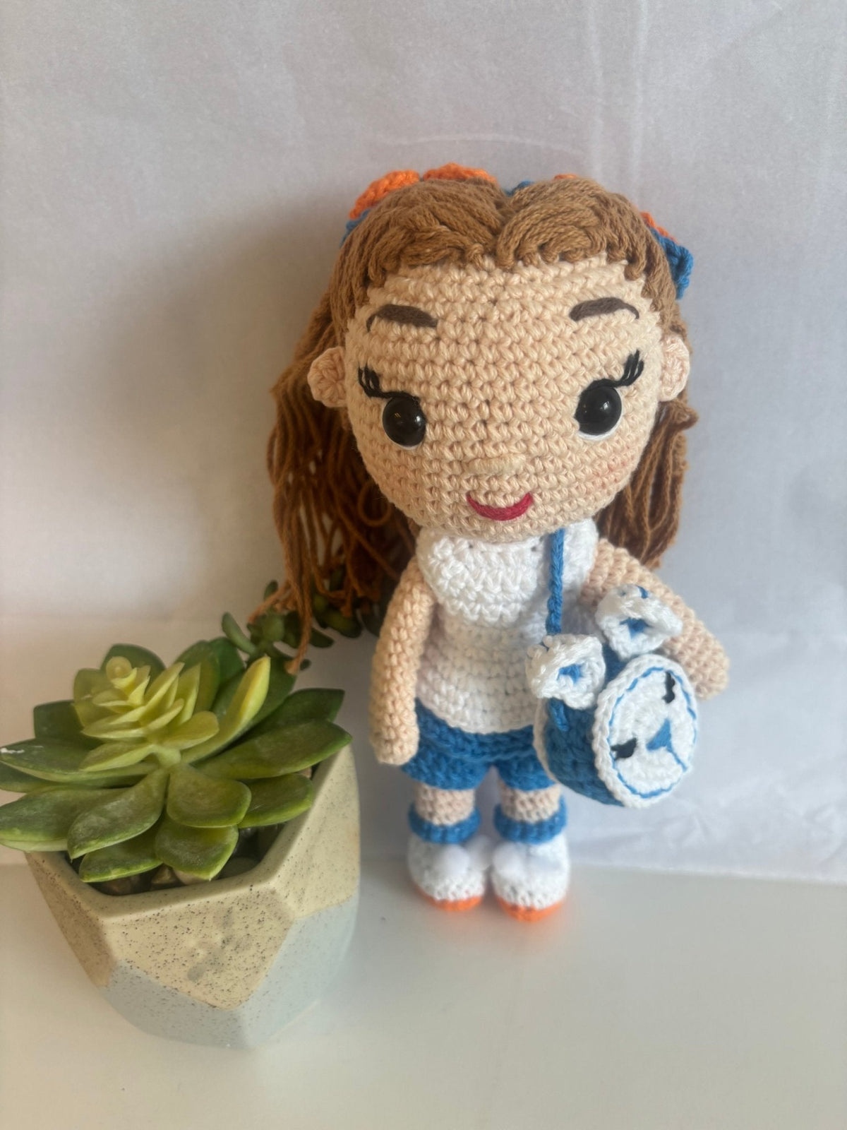 Handmade crochet ready for summer doll - Create Marketplace