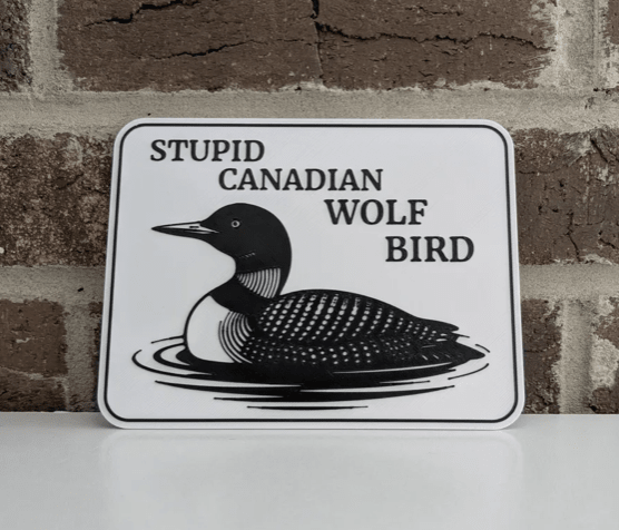 Heated Rivalry Bird Sign - Create Marketplace