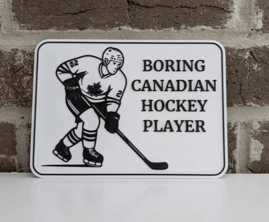 Heated Rivalry Hockey Player Sign - Create Marketplace