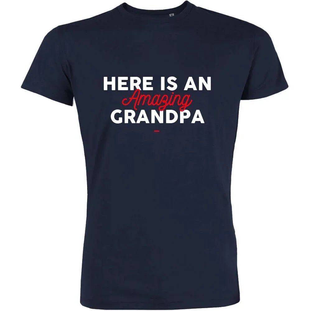 Here Is An Amazing Grandpa Men's Organic Tee - Create Marketplace