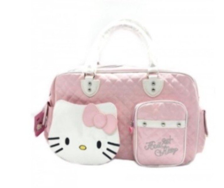 HK pink duffel bag - Create Marketplace