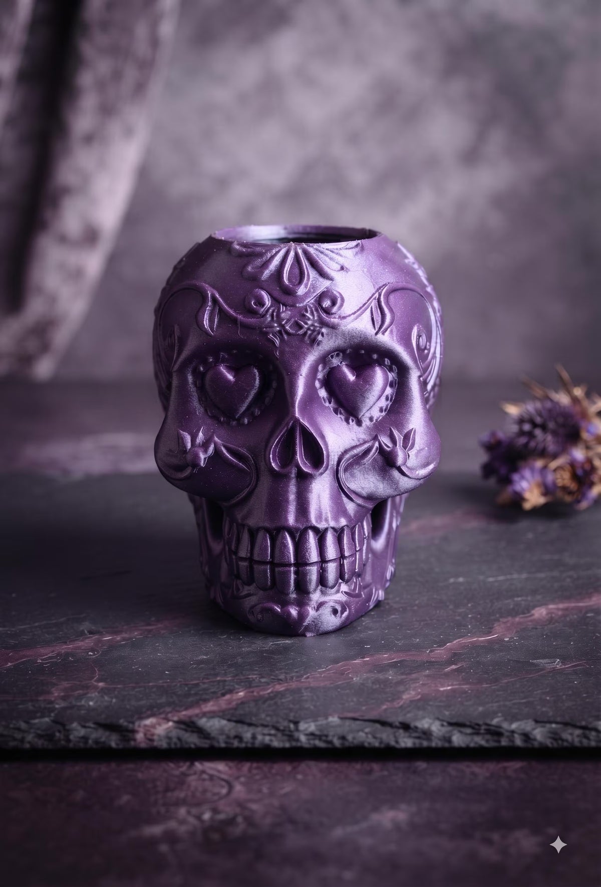 Vase tête de mort mexicaine