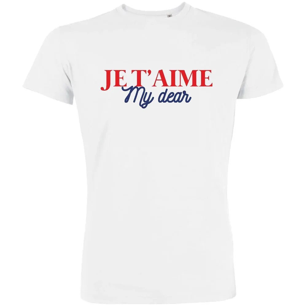 Je t'aime My Dear Men's Organic Tee - Create Marketplace