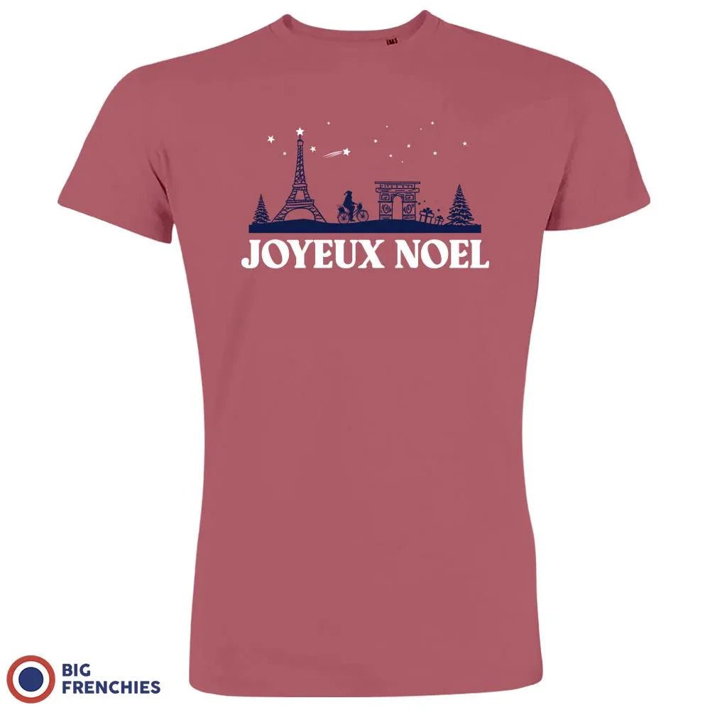 Joyeux NoΓ«l Paris Christmas Men's Organic Cotton Tee - Create Marketplace