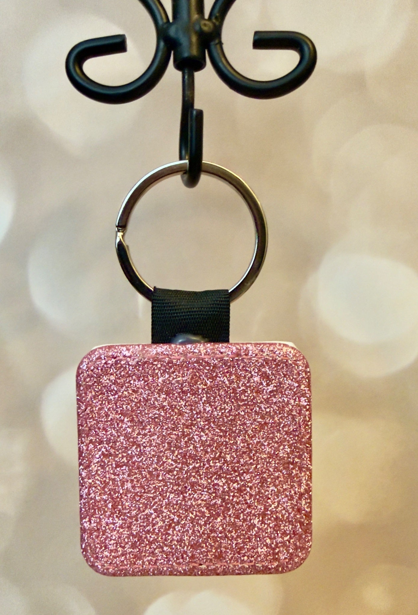 Keychain (Sq) - OCD Cow - Create Marketplace