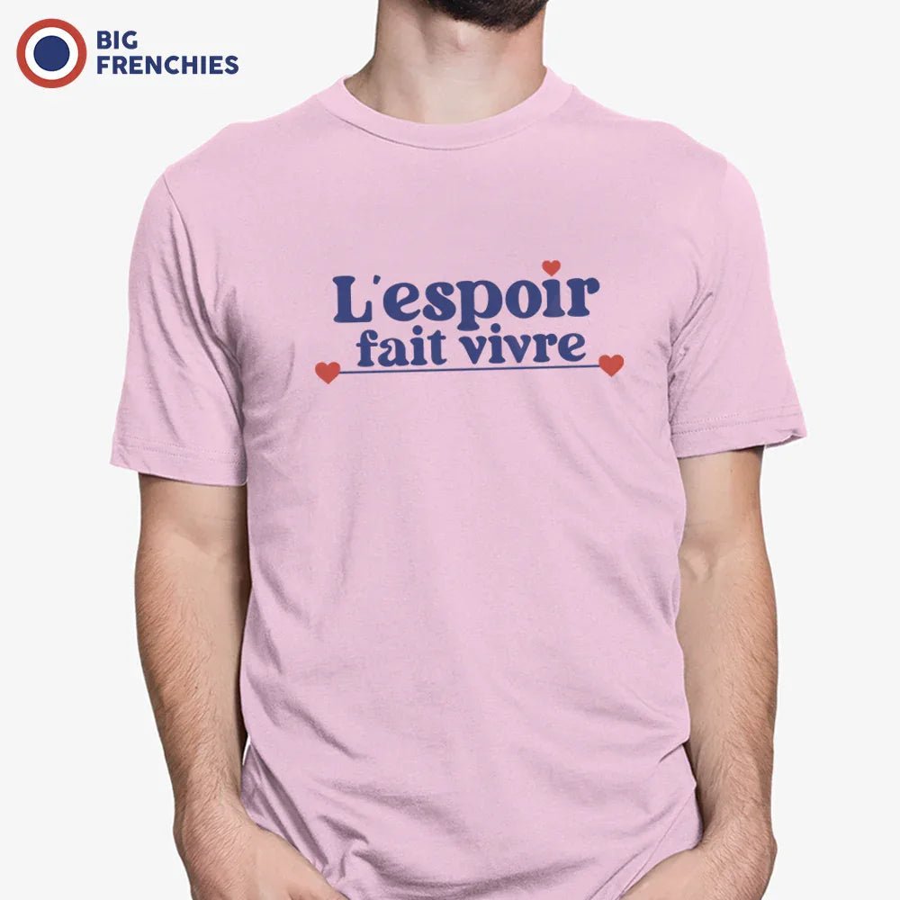 L'espoir Fait Vivre Men's Organic Cotton Tee - Create Marketplace