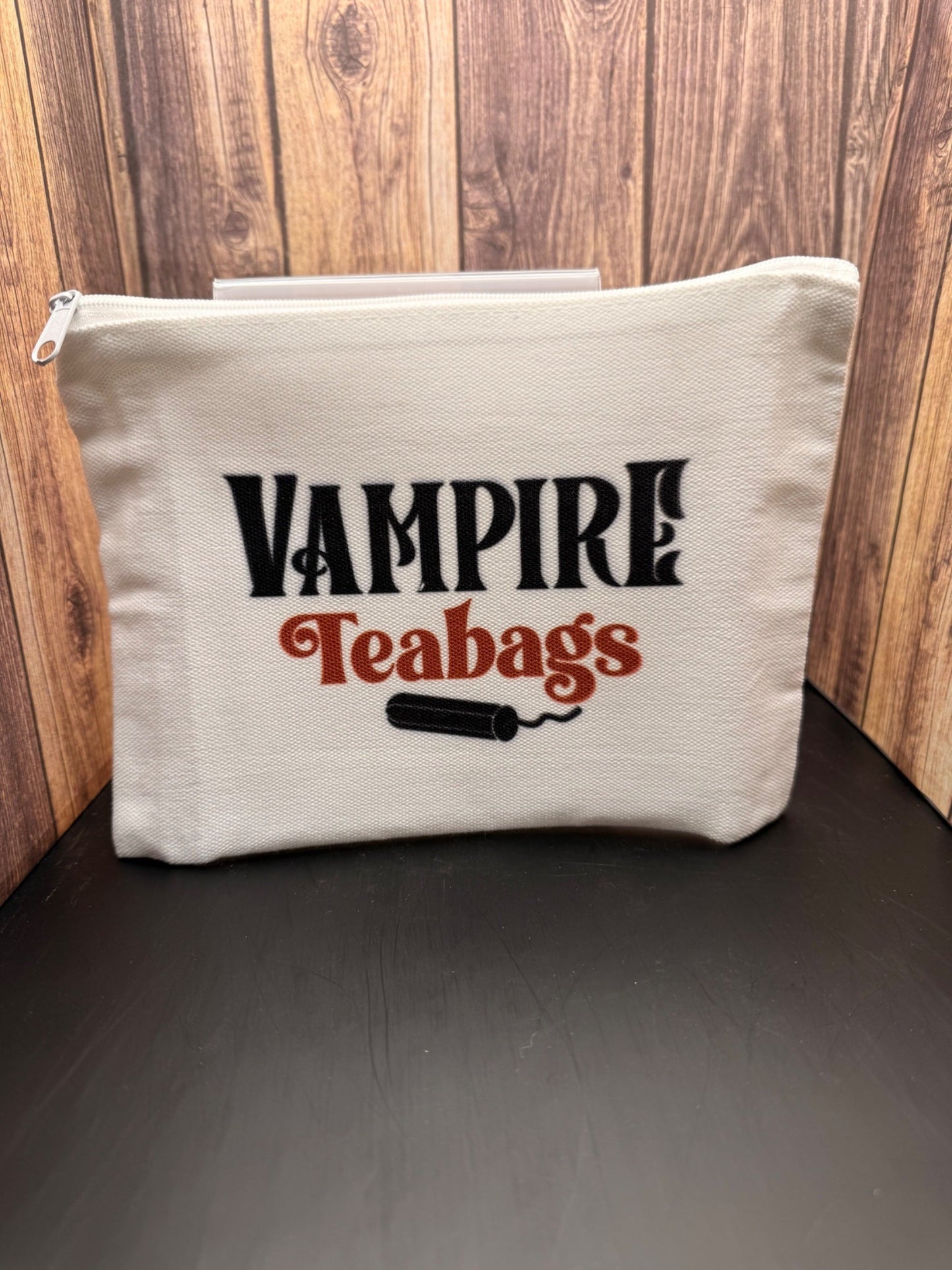 Makeup/Tote - Vampire Teabags - Create Marketplace
