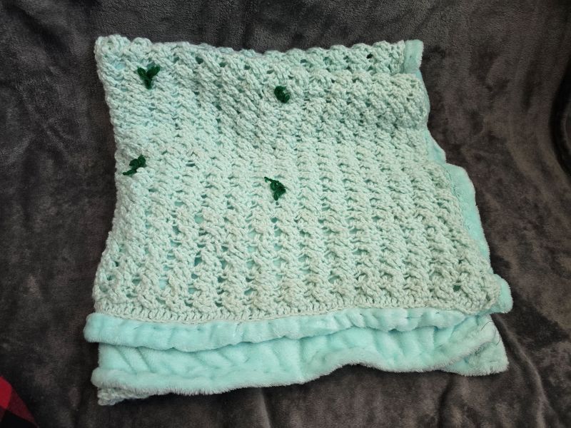 Mint Crochet Blanket - Create Marketplace