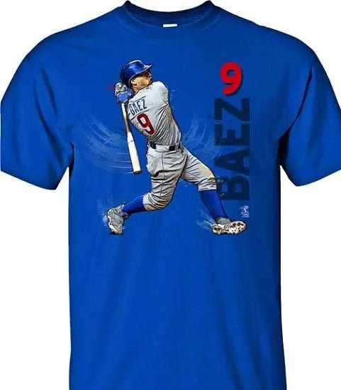 MLB - CHICAGO CUBS - JAVIER "JAVY" BAEZ N MOTION T-SHIRT LIMITED EDITION - Create Marketplace