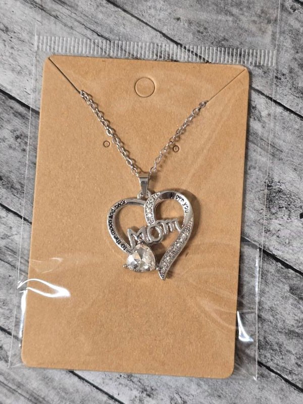 Mom CZ stone Necklace - Create Marketplace