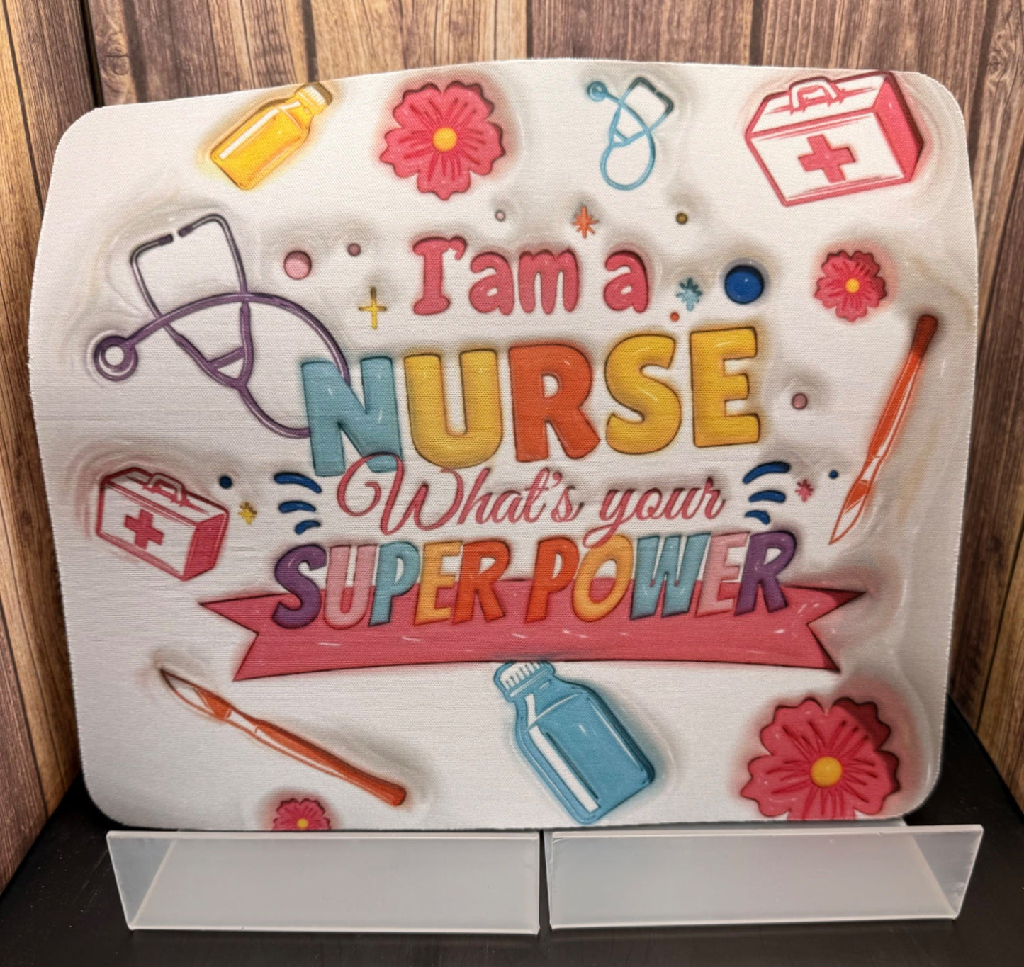 Mouse Pad - Nurse Super Power - Create Marketplace