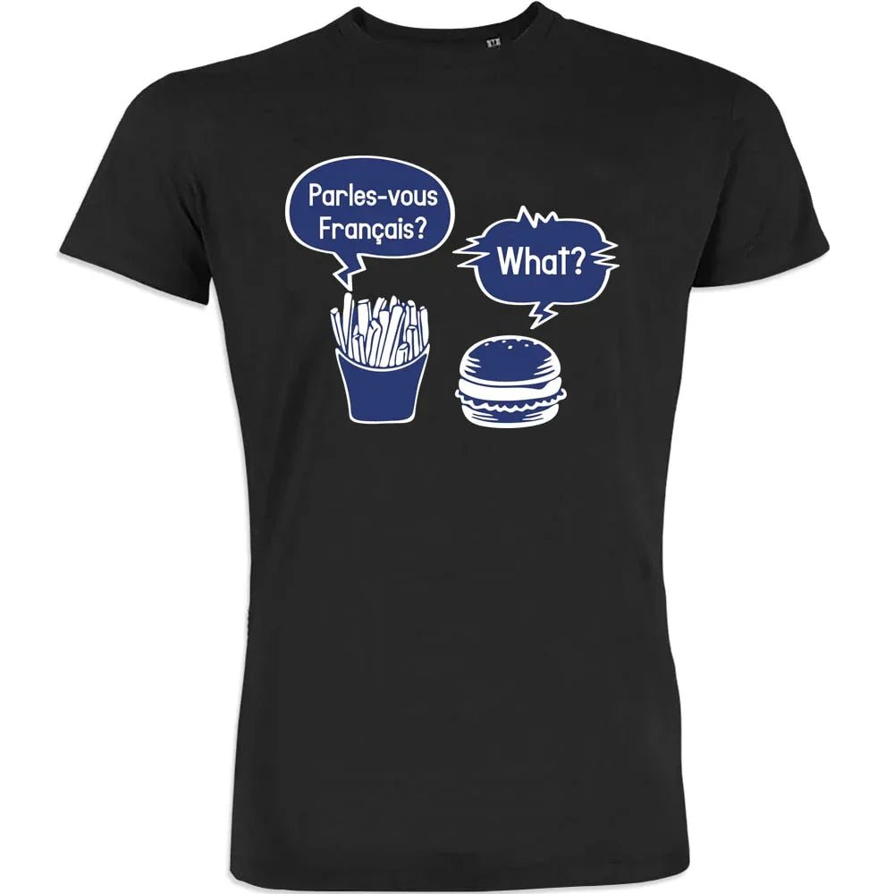 Parlez-Vous FranΓ§ais? Quoi? Men's Organic Cotton Tee - Create Marketplace