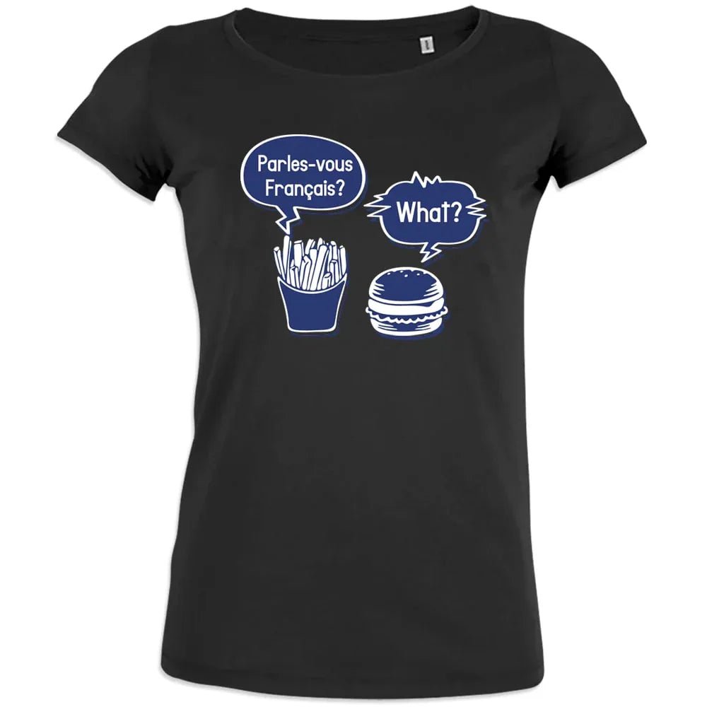 Parlez-Vous FranΓ§ais? Quoi? Women's Organic Cotton Tee - Create Marketplace