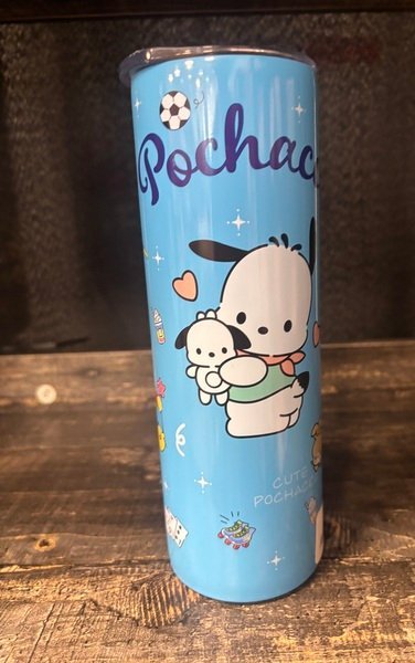 Pochacco water bottle - Create Marketplace