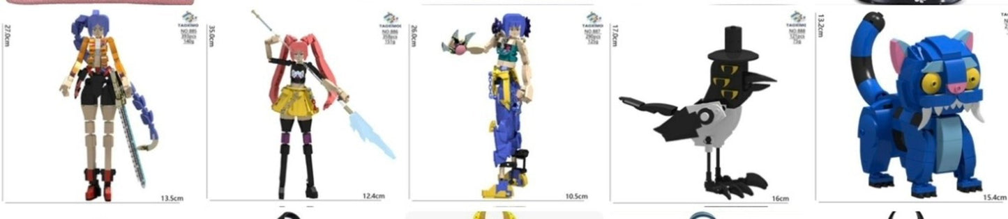 Pop characters bricks - Create Marketplace