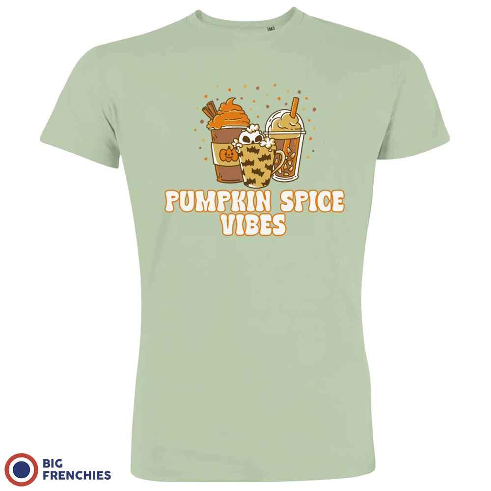 Pumpkin Spice Vibes Men's Organic Cotton Tee - Create Marketplace